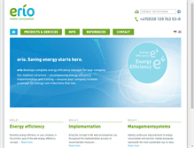 Tablet Screenshot of erio.de